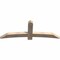 Ekena Millwork Bellingham Smooth Timber Gable Bracket, Douglas Fir, 72"W x 27"H x 3 1/2"D x 5 1/2"F, 9/12 Pitch GBW072X27X0406BEL00SDF - alternate 2
